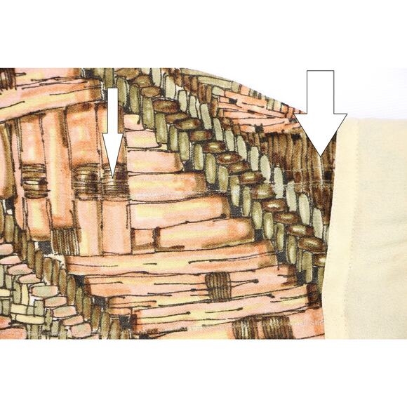 70s Vintage Joy Stevens High Waisted Boho Hippie Festival Disco Mom Pants XS - Picture 4 of 9